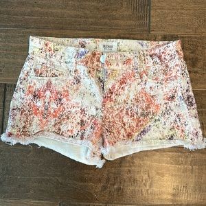 Hudson Fray Hem Shorts